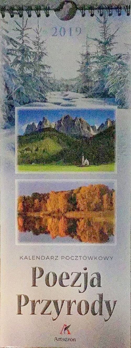 Kalendarz 2019 Pocztówkowy Poezja przyrody