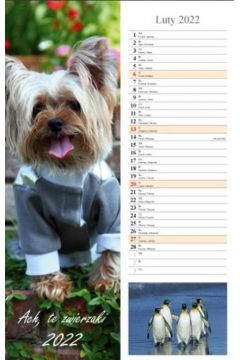 Kalendarz 2022 Ach, te zwierzaki