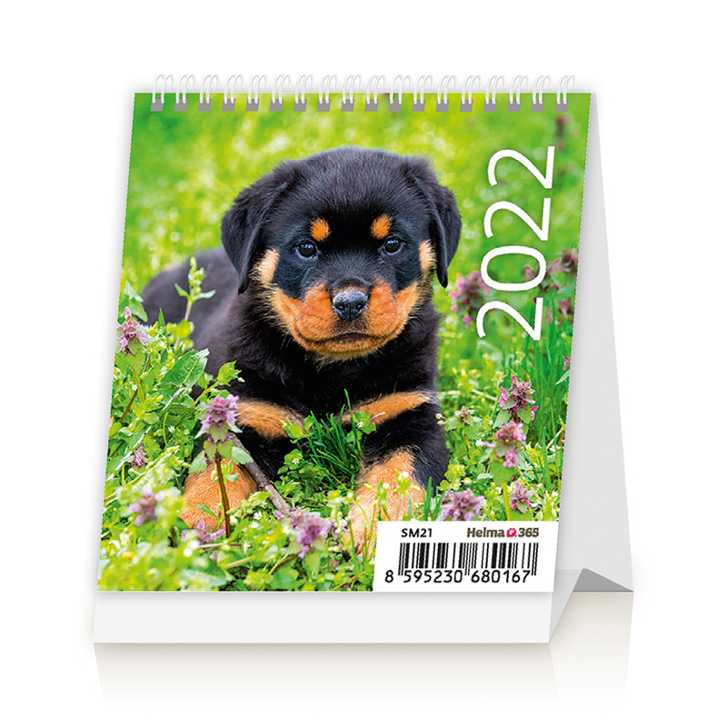 Kalendarz 2022 Biurkowy Mini Pieski SM21-22