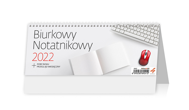 Kalendarz 2022 Biurkowy Notatnikowy S507-22