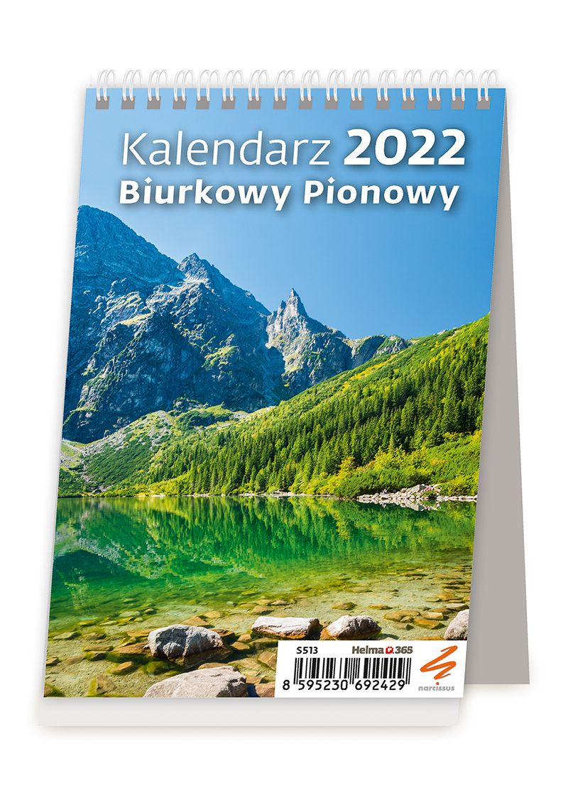 Kalendarz 2022 Biurkowy Pionowy S513-22
