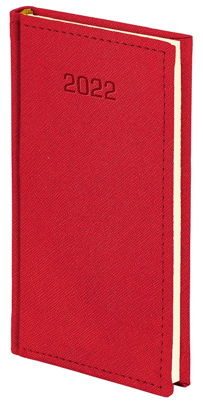 Kalendarz 2022 Cross A6 tygodniowy A6T120K czerwony