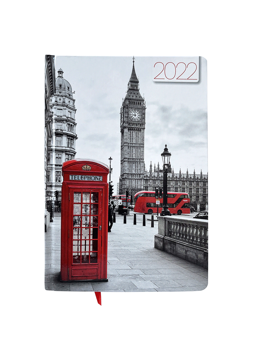 Kalendarz 2022 Foto V3 A5 dzienny Londyn KKA5DEF