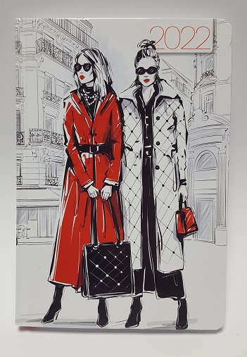 Kalendarz 2022 Foto V4 A5 dzienny dziewczyna KKA5DEF