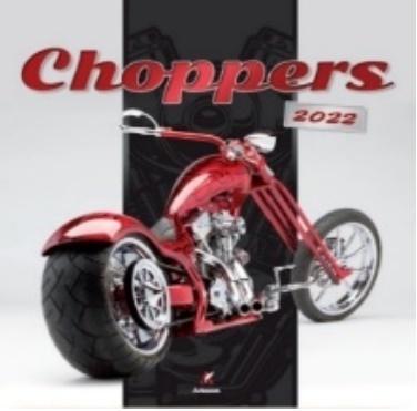 Kalendarz 2022 ścienny kwadrat Choppers