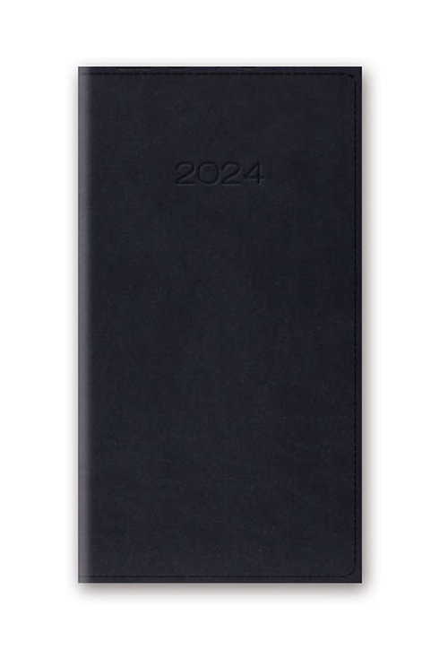 Kalendarz 2024 11T A6 kieszonkowy granatowy