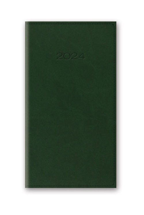 Kalendarz 2024 11T A6 kieszonkowy zielony