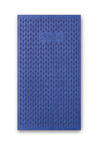 Kalendarz 2024 11TR Relief A6 Vivella niebieski