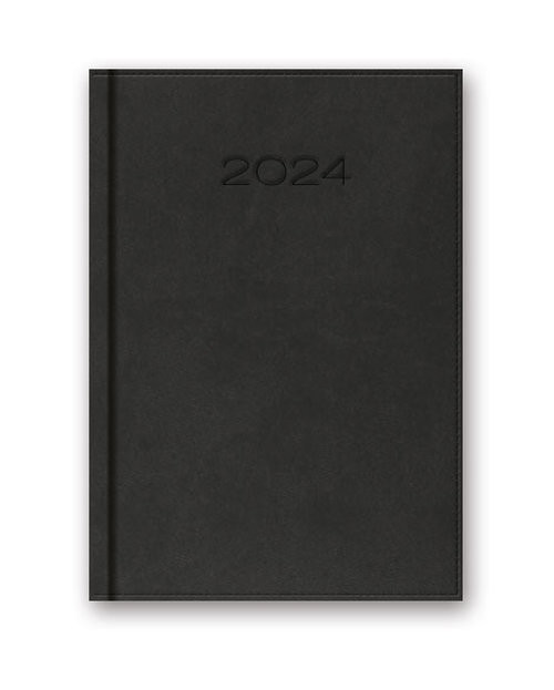Kalendarz 2024 41D B6 grafitowy