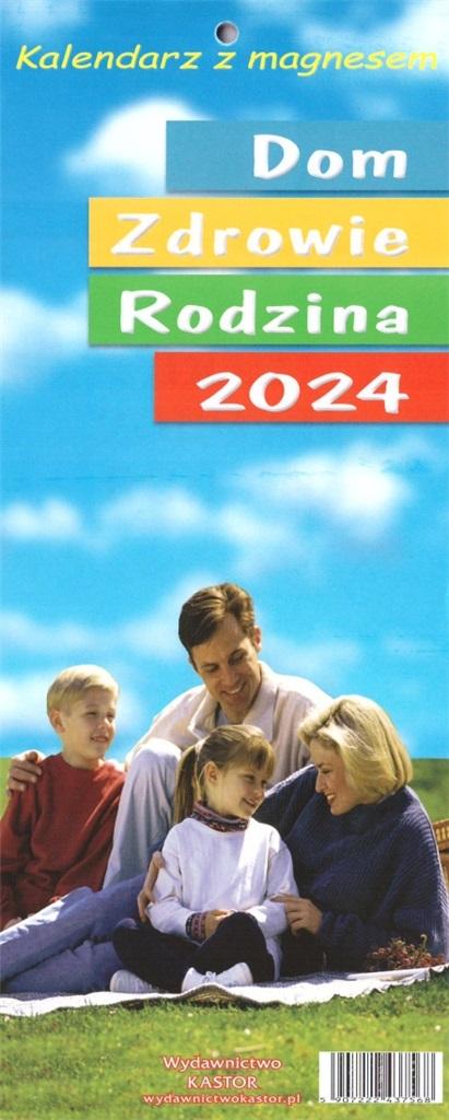 Kalendarz 2024 KL 1 Dom - Zdrowie - Rodzina - kalendarz tygodniowy z paskiem magnetycznym