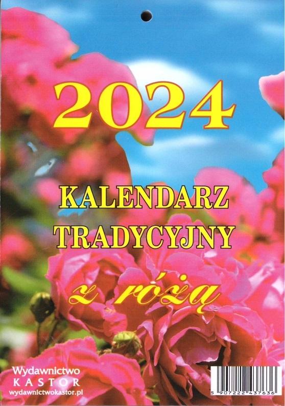 Kalendarz 2024 KL14 Tradycyjny z różą