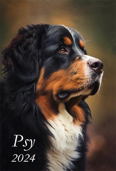 Kalendarz 2024 ścienny 13-K Psy