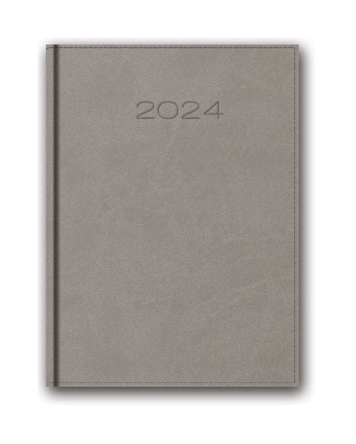 Kalendarz 2024 tygodniowy 51T B5 szary
