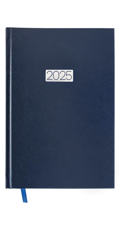 Kalendarz 2025 Dzienny A5 Ekonom V2 Granatowy
