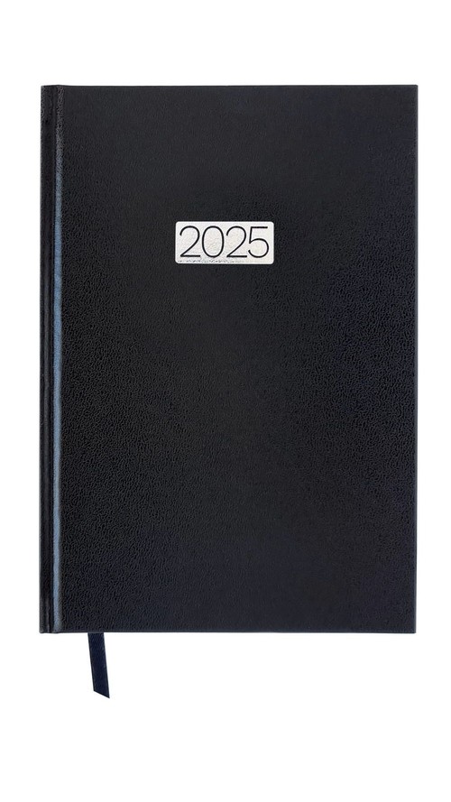 Kalendarz 2025 dzienny A5 ekonomiczny V3 czarny