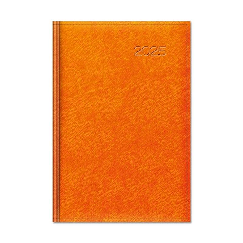Kalendarz 2025 książkowy B6 dzienny bursztynowy SK3