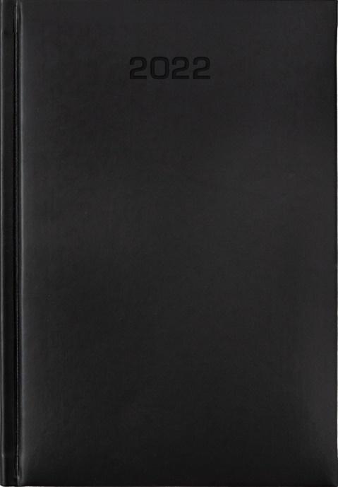 Kalendarz 2026 dzienny A4 Vivella czarny