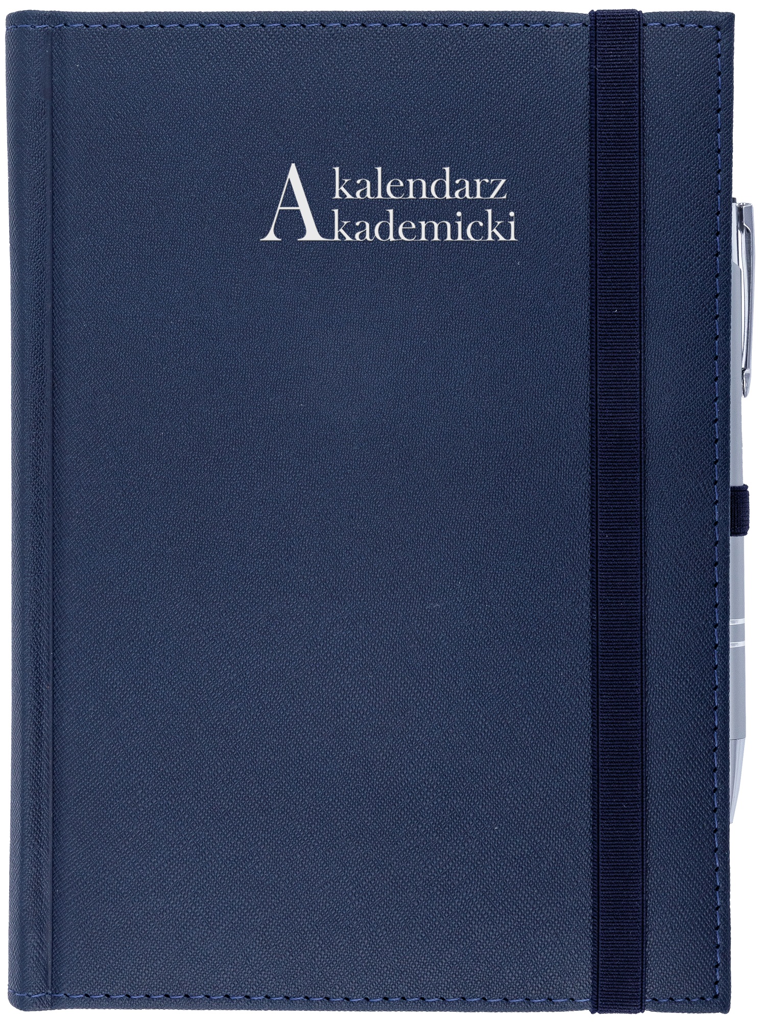 Kalendarz akademicki 2021/2022 A5T Cross z gumką czarny