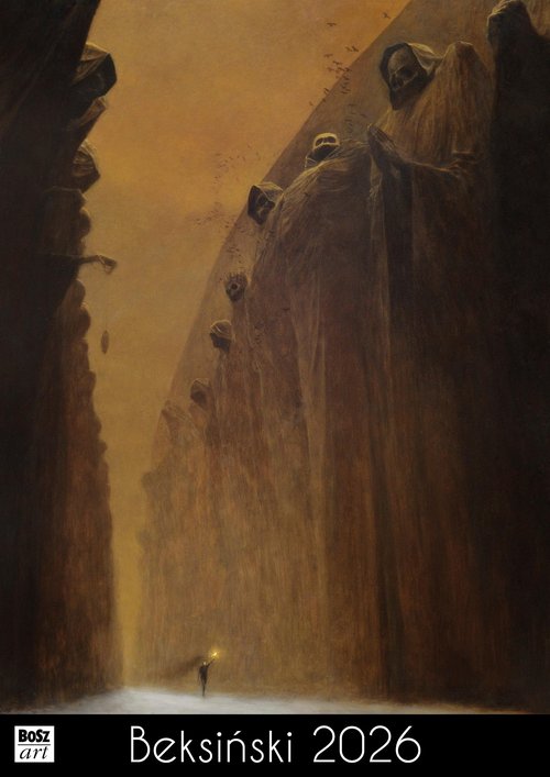 Kalendarz Beksiński 2026 A3 wzór 4