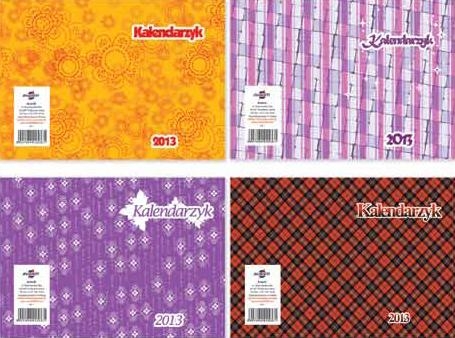 Kalendarz kieszonkowy 2013 mix wzorów