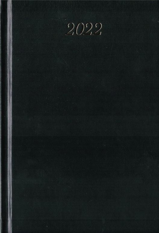 Kalendarz książkowy A5 tygodniowy Divas twardy Czarny