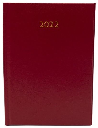 Kalendarz książkowy B6 dzienny Divas bordowy