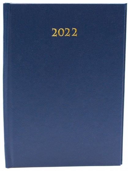 Kalendarz książkowy B6 dzienny Divas granatowy