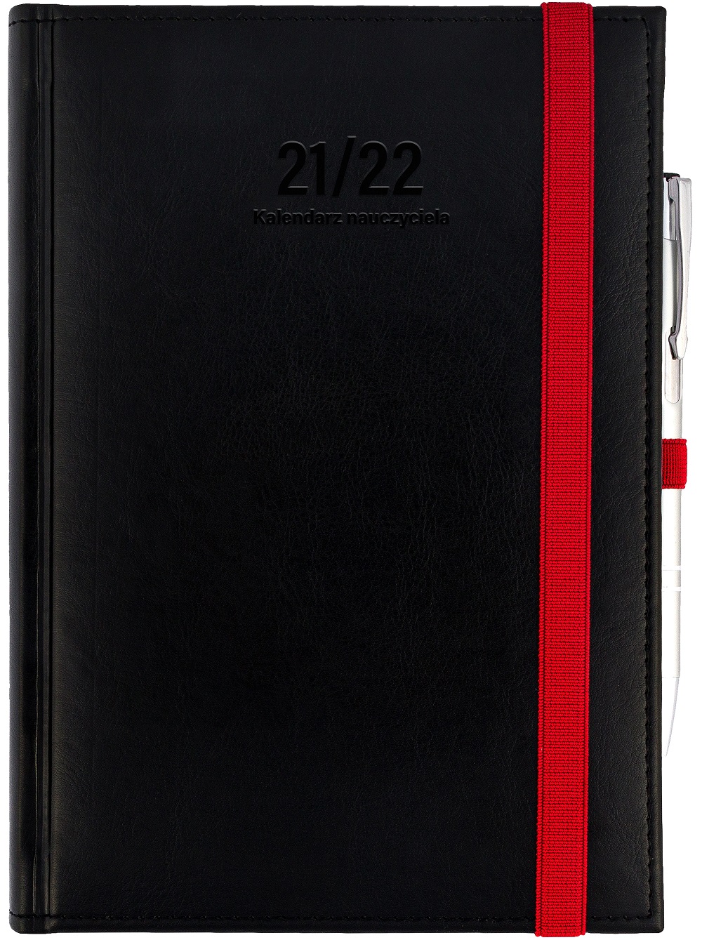 Kalendarz nauczyciela 2021/2022 A5T Nebraska z gumką czarna