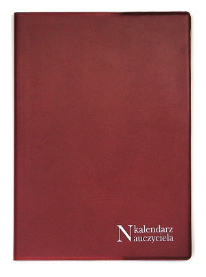 Kalendarz nauczyciela 2021/2022 A5T PCV bordo