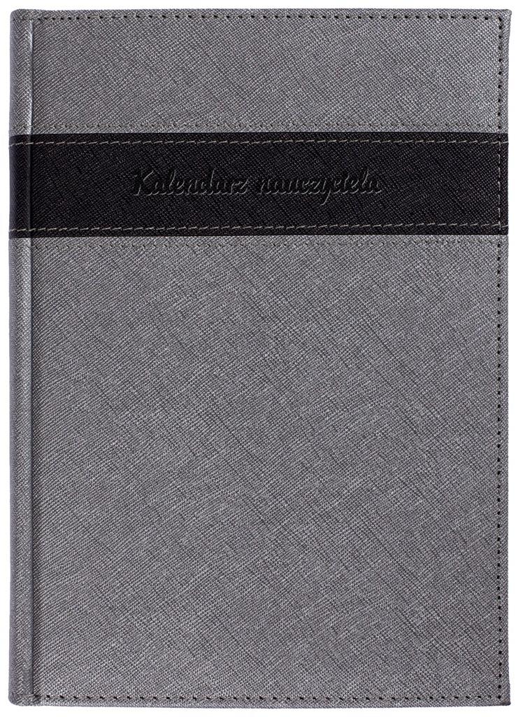 Kalendarz Nauczyciela A5 2021/2022 Cross szary