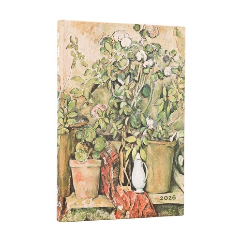 Kalendarz Paperblanks 2026 Cezanne's Terracotta Pots and Flowers HOR Mini