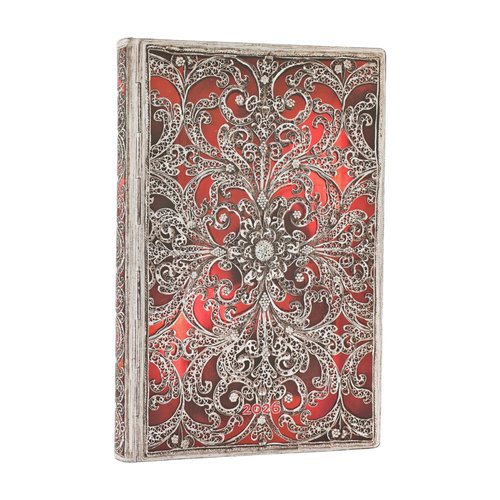 Kalendarz Paperblanks 2026 Garnet HOR Mini miękka okładka