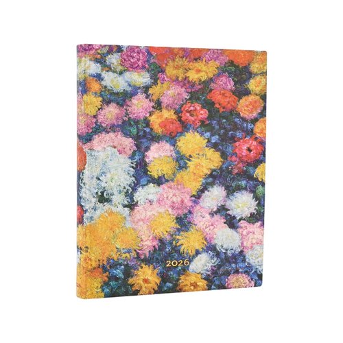 Kalendarz Paperblanks 2026 Monet's Chrysanthemums Day-at-a-Time Ultra