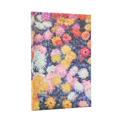 Kalendarz Paperblanks 2026 Monet's Chrysanthemums HOR Maxi