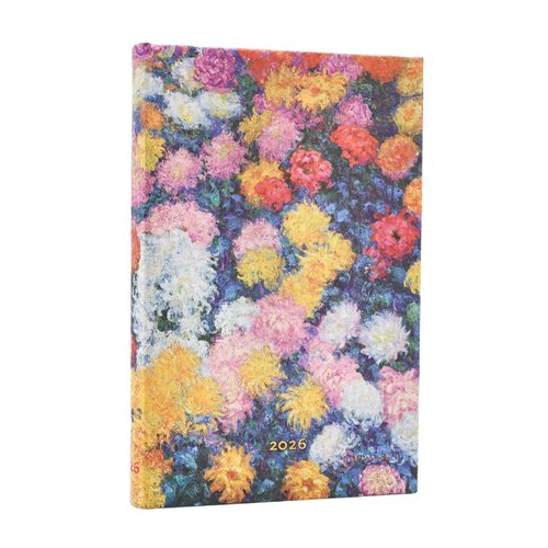 Kalendarz Paperblanks 2026 Monet's Chrysanthemums HOR Mini