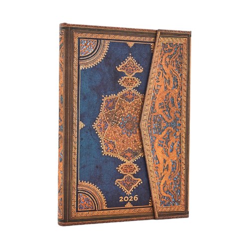 Kalendarz Paperblanks 2026 Safavid Indigo HOR Midi