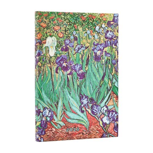 Kalendarz Paperblanks 2026 Van Gogh's Irises HOR Mini