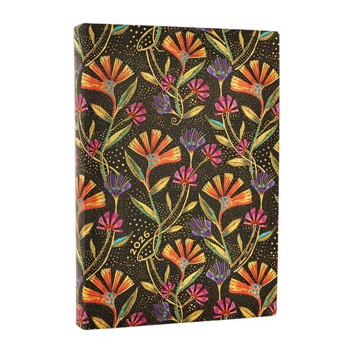 Kalendarz Paperblanks 2026 Wild Flowers Day-at-a-Time Midi