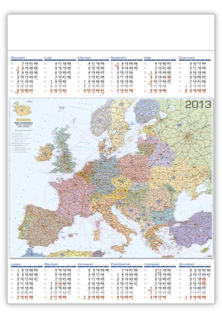 Kalendarz plakatowy Europa 2013