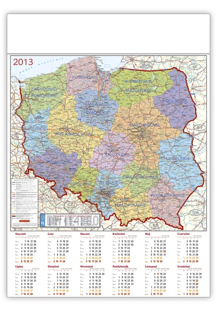 Kalendarz plakatowy Polska 2013
