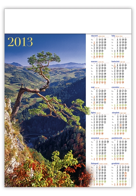 Kalendarz plakatowy Sokolica 2013