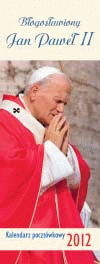 Kalendarz pocztówkowy 2012 Jan Paweł II