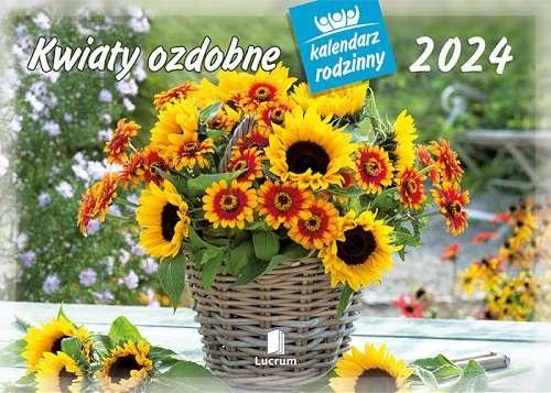 Kalendarz rodzinny 2024 WL2 Kwiaty ozdobne
