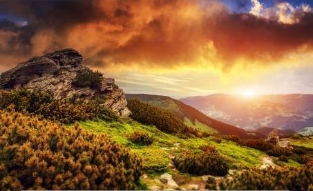 Kalendarz trójdzielny 2022 Wschód na Babiej Górze