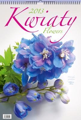 Kalendarz wieloplanszowy duży 2013 Kwiaty