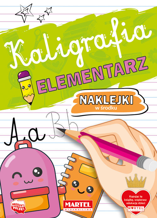 Kaligrafia Elementarz z naklejkami