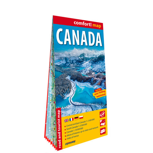 Kanada Canada laminowana mapa samochodowo-turystyczna 1:2 500 000