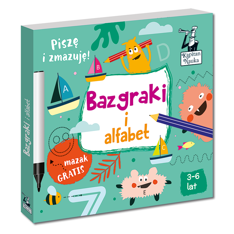 Kapitan Nauka Bazgraki i alfabet (3-6 lat)