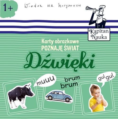 Kapitan Nauka. Karty obrazkowe. Poznaję świat. Dźwięki (1+)