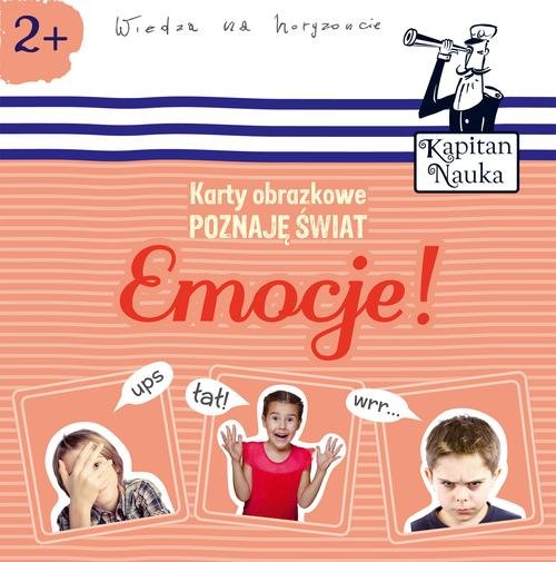 Kapitan Nauka. Karty obrazkowe. Poznaję świat. Emocje (2+)